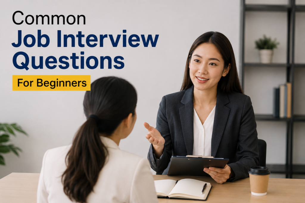 Common Job Interview Questions for Beginners
