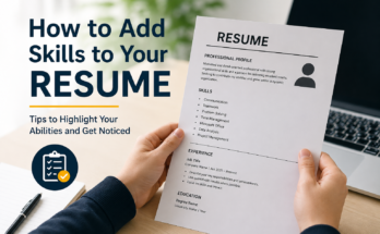 How to Add Skills to Your Resume