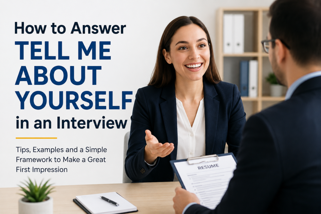 How to Answer Tell Me About Yourself in an Interview