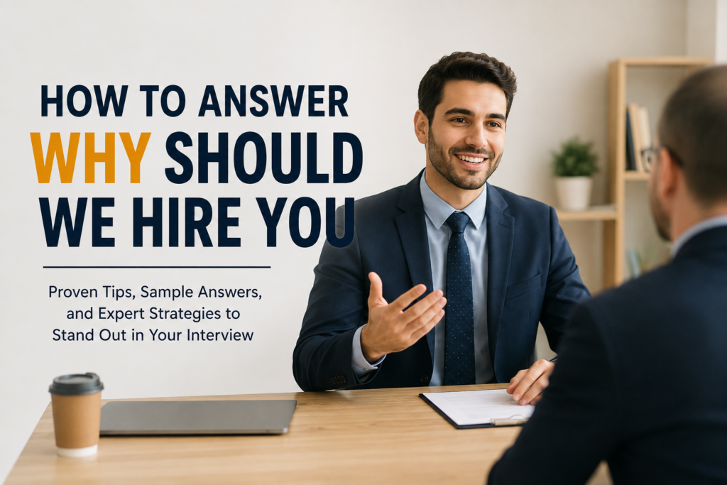 How to Answer Why Should We Hire You