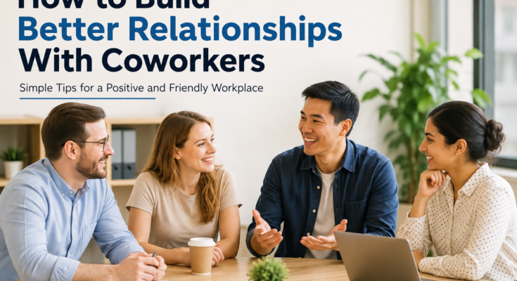 How to Build Better Relationships With Coworkers