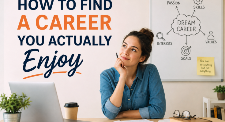How to Find a Career You Actually Enjoy