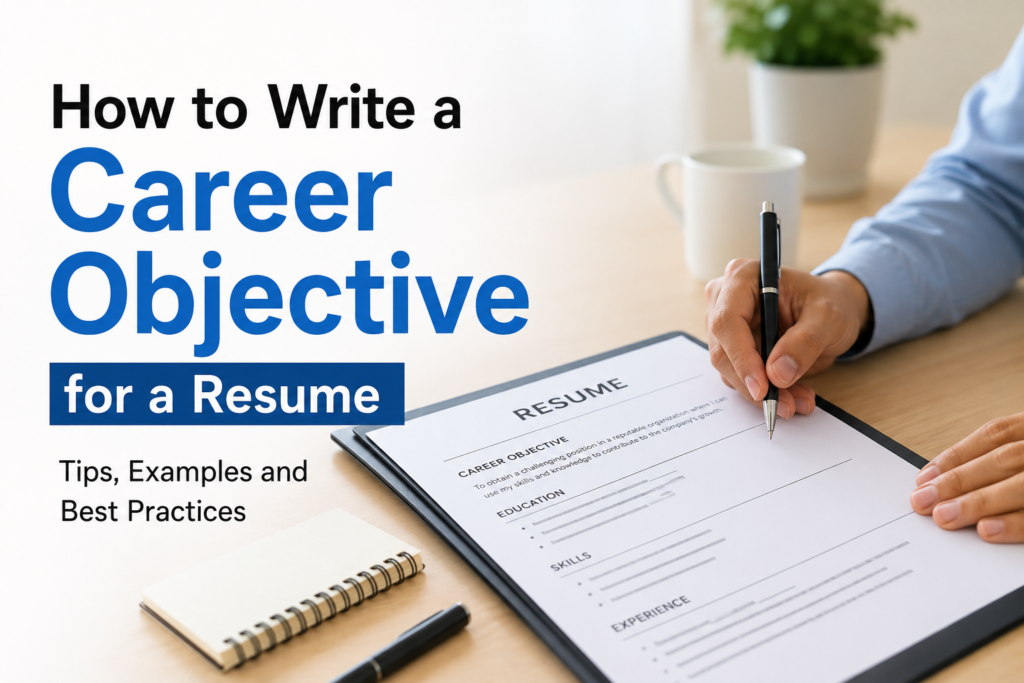 How to Write a Career Objective for a Resume