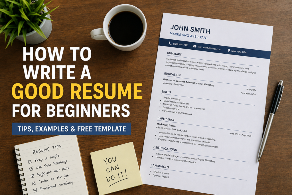 How to Write a Good Resume for Beginners