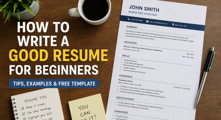 How to Write a Good Resume for Beginners